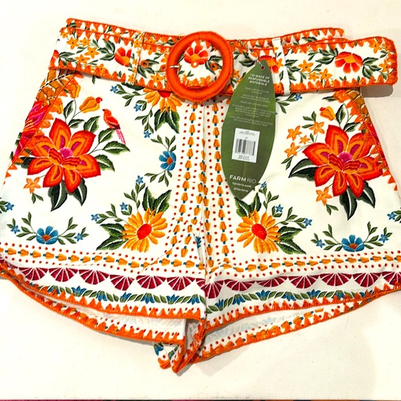 FARM Rio | Shorts | Farm Rio Bloom Garden Short | Poshmark